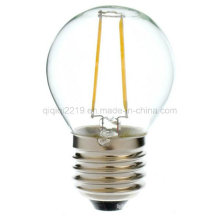 Luz clara do diodo emissor de luz do dimm E26 120V de 1.5W G45